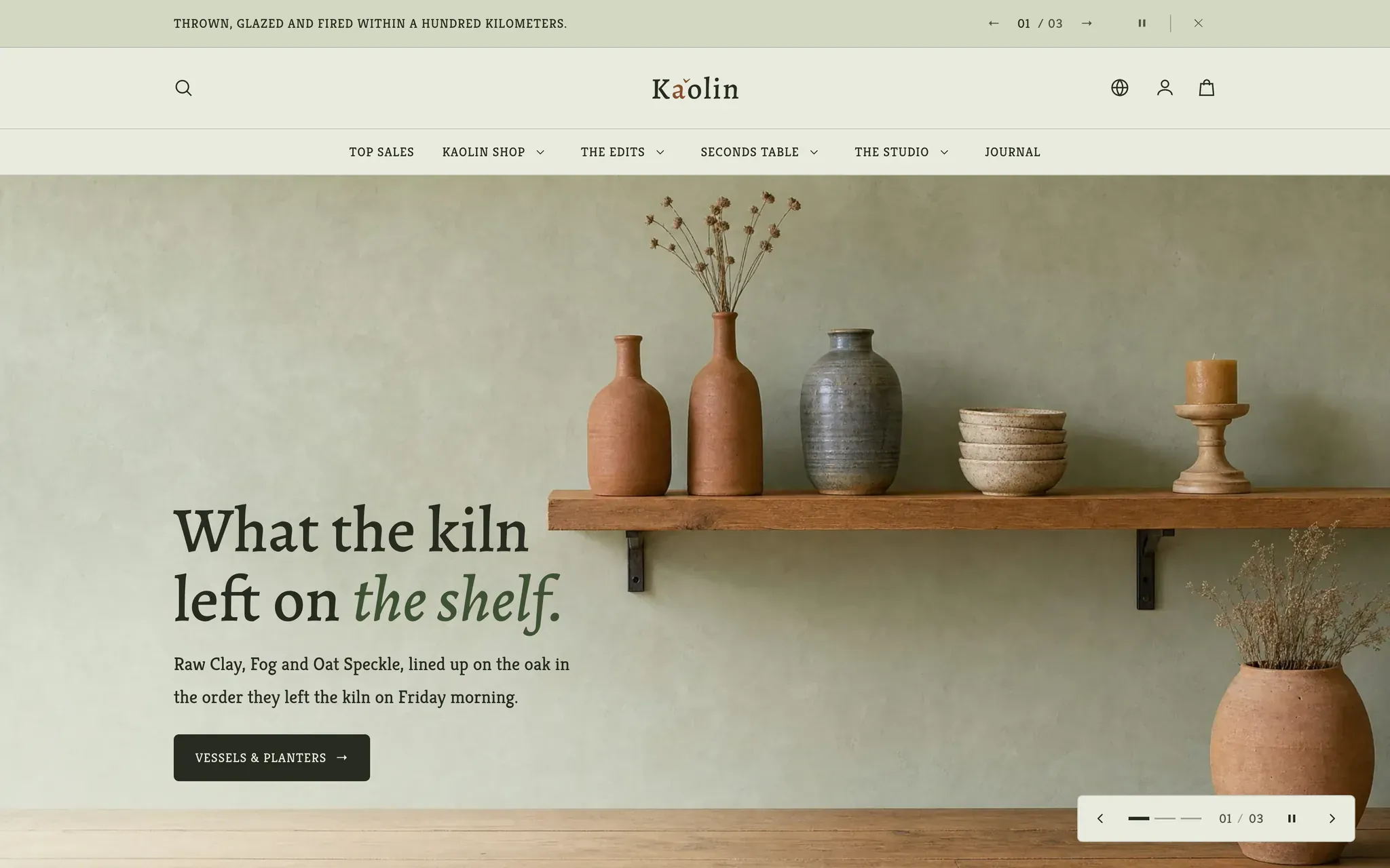 The Kaolin theme preset