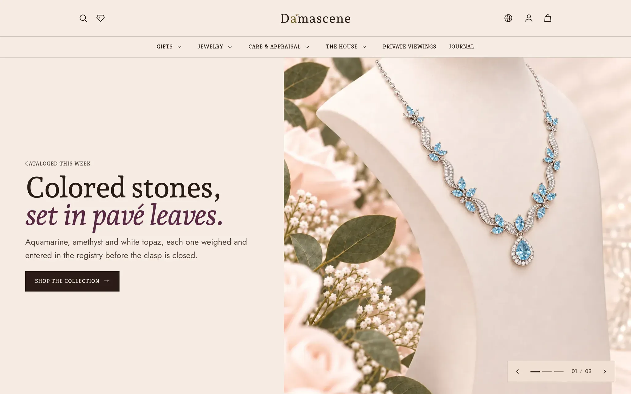 The Damascene theme preset